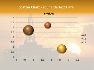 Rig Sunset Petrol PowerPoint Template