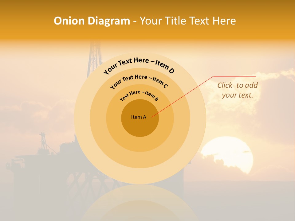 Rig Sunset Petrol PowerPoint Template