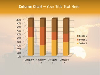 Rig Sunset Petrol PowerPoint Template