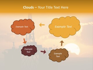 Rig Sunset Petrol PowerPoint Template
