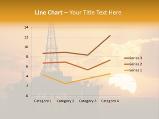 Rig Sunset Petrol PowerPoint Template