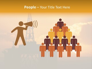 Rig Sunset Petrol PowerPoint Template