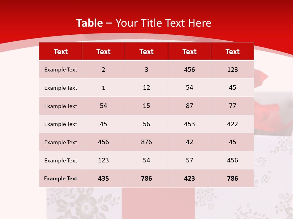 Year Beauty Small PowerPoint Template