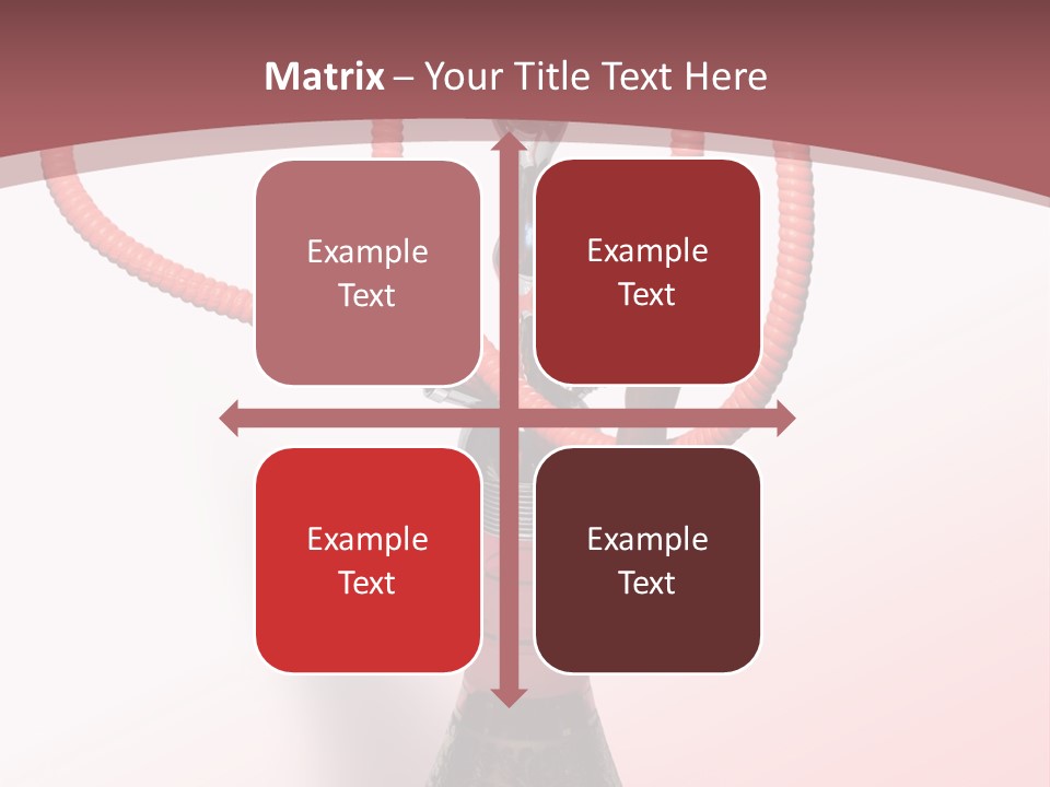 Metal Charcoal Valve PowerPoint Template