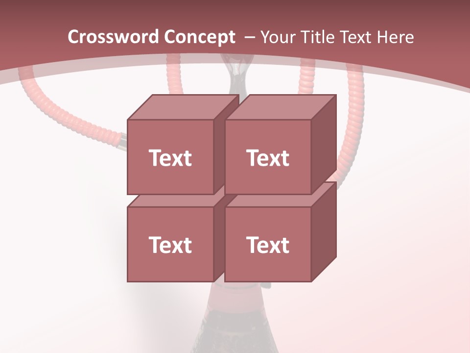 Metal Charcoal Valve PowerPoint Template