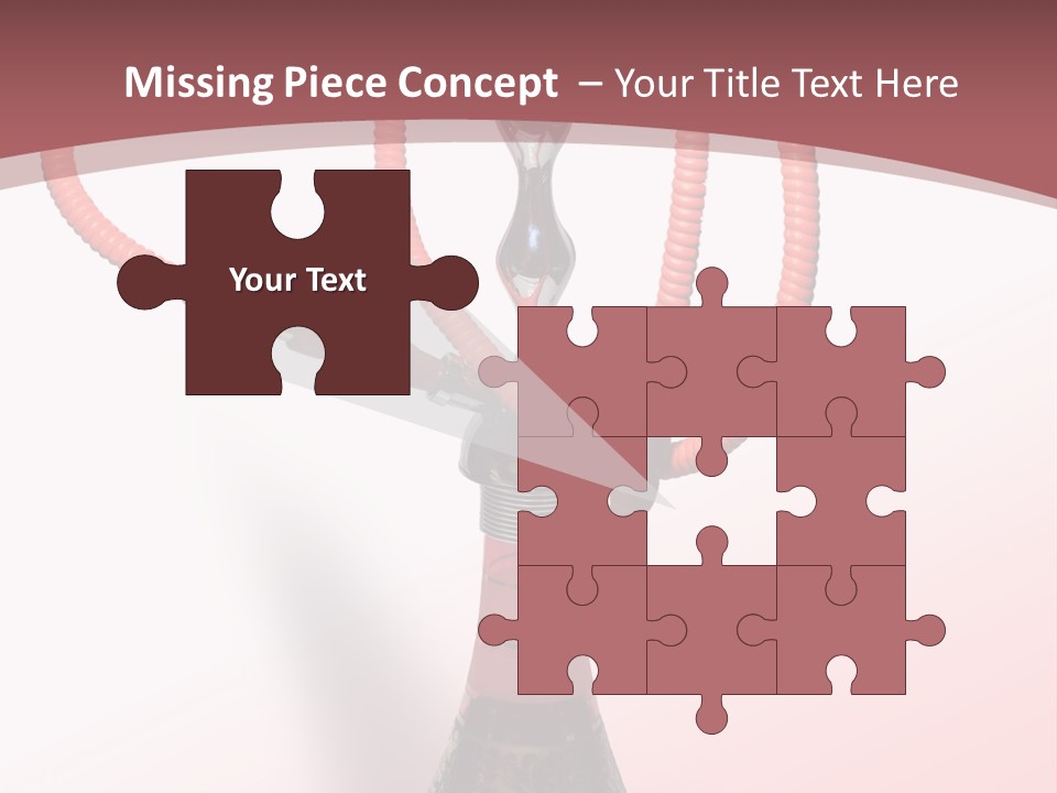 Metal Charcoal Valve PowerPoint Template