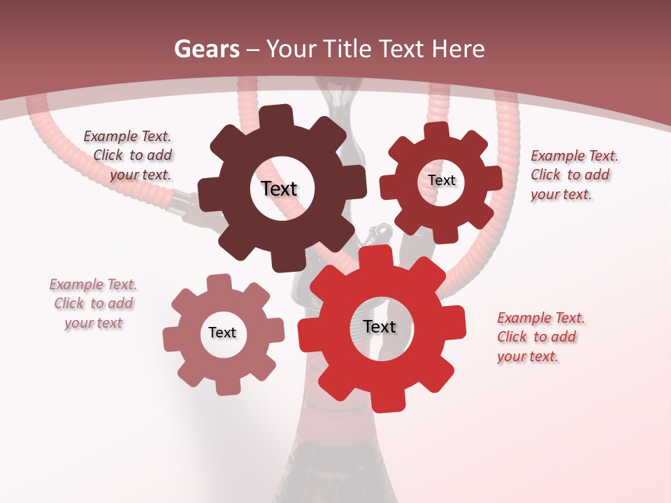 Metal Charcoal Valve PowerPoint Template