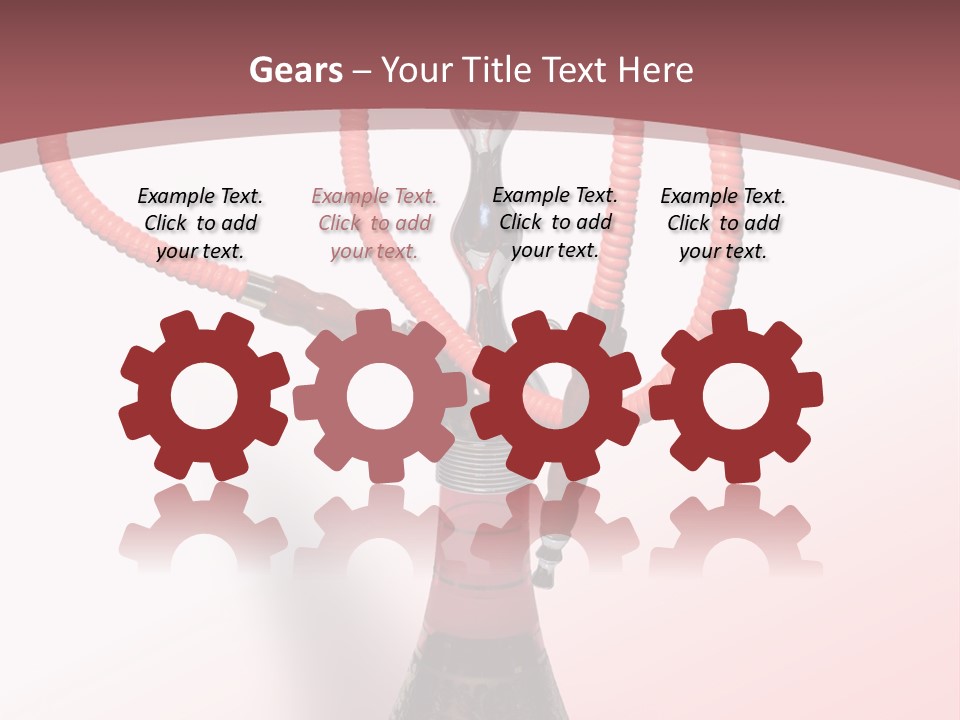 Metal Charcoal Valve PowerPoint Template