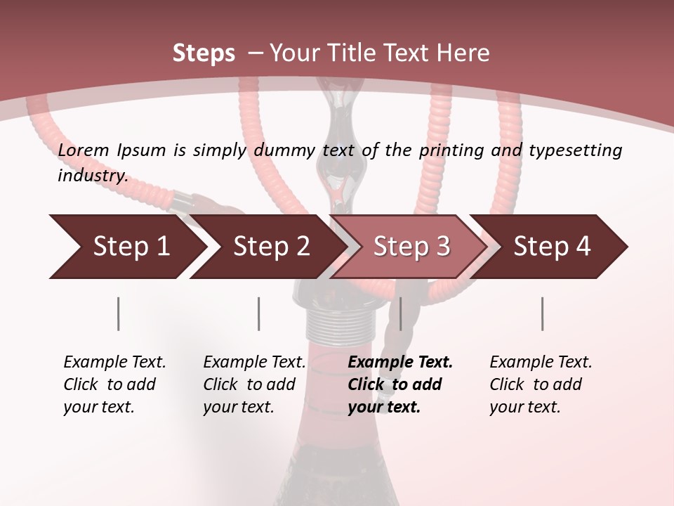 Metal Charcoal Valve PowerPoint Template