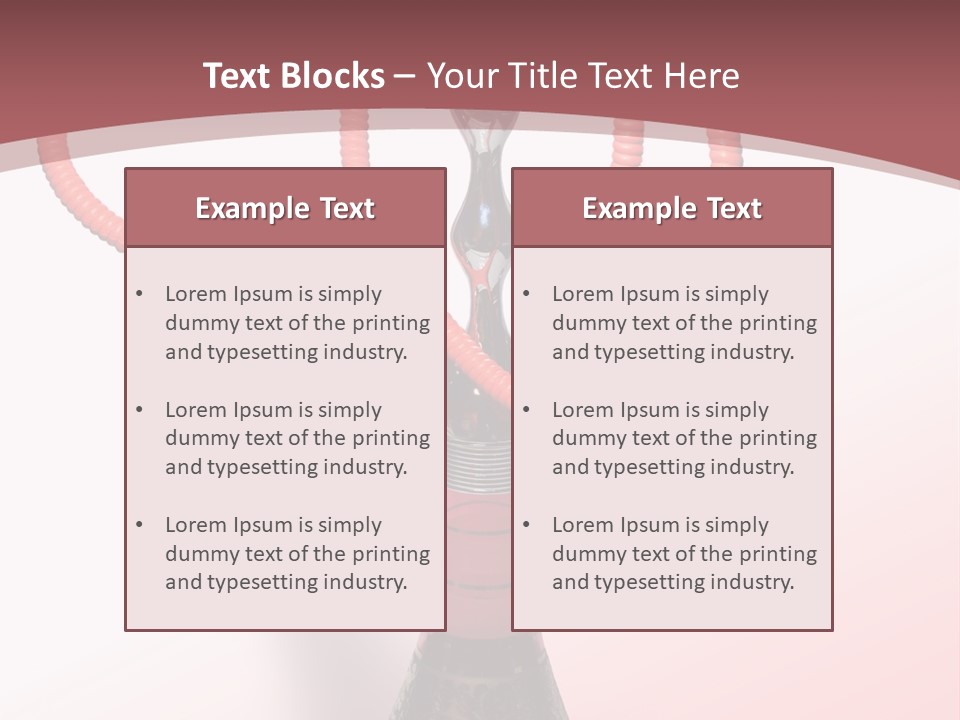Metal Charcoal Valve PowerPoint Template