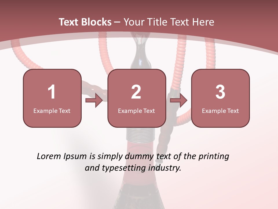Metal Charcoal Valve PowerPoint Template