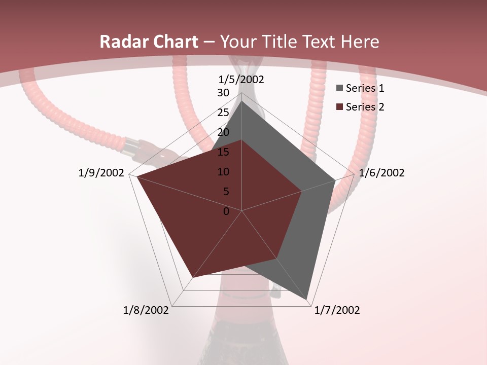 Metal Charcoal Valve PowerPoint Template