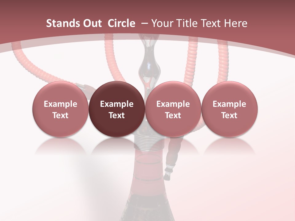 Metal Charcoal Valve PowerPoint Template