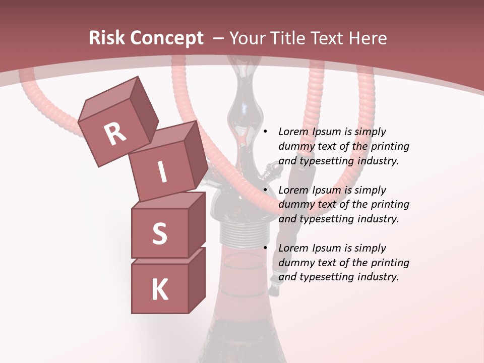 Metal Charcoal Valve PowerPoint Template