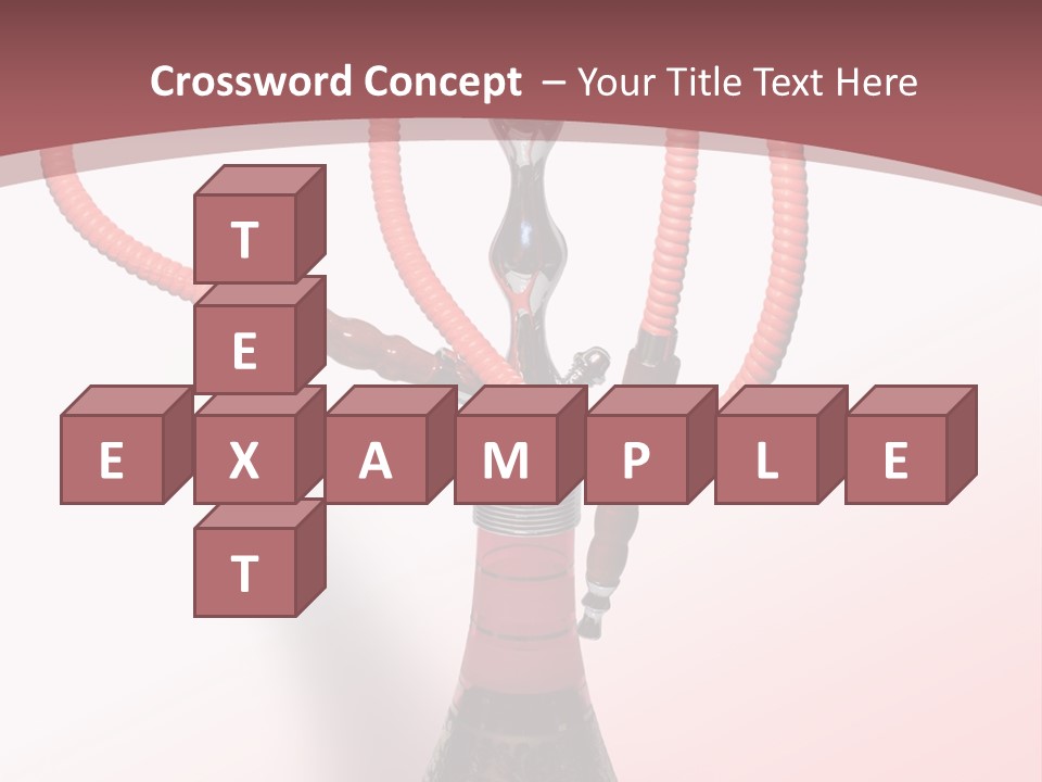 Metal Charcoal Valve PowerPoint Template