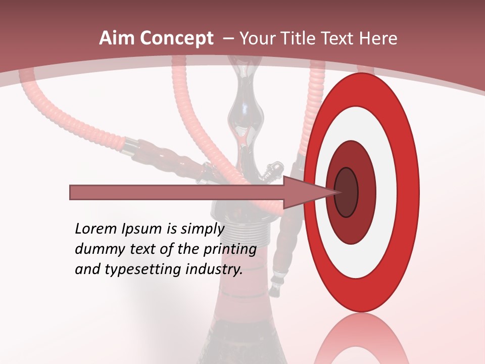 Metal Charcoal Valve PowerPoint Template