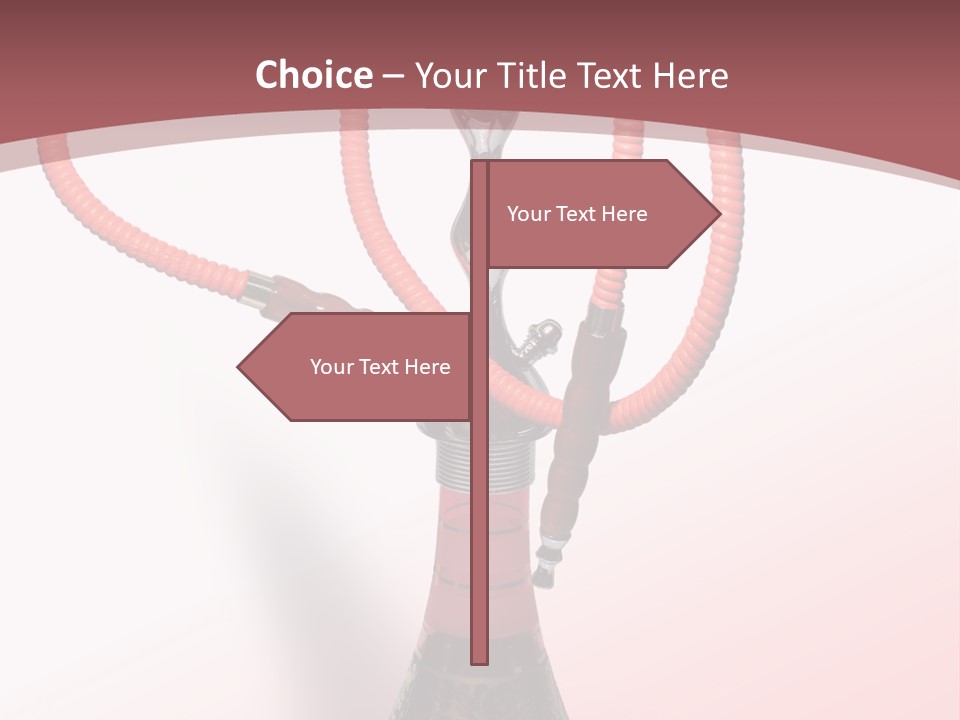 Metal Charcoal Valve PowerPoint Template