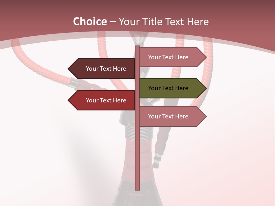Metal Charcoal Valve PowerPoint Template
