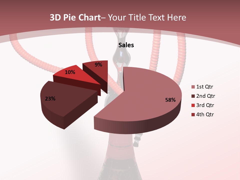 Metal Charcoal Valve PowerPoint Template