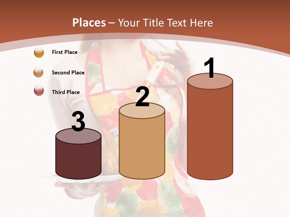 White  Maid PowerPoint Template