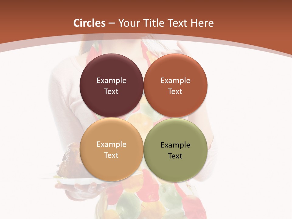 White  Maid PowerPoint Template