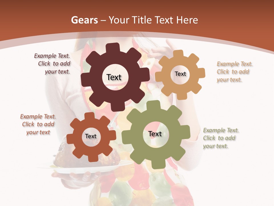 White  Maid PowerPoint Template