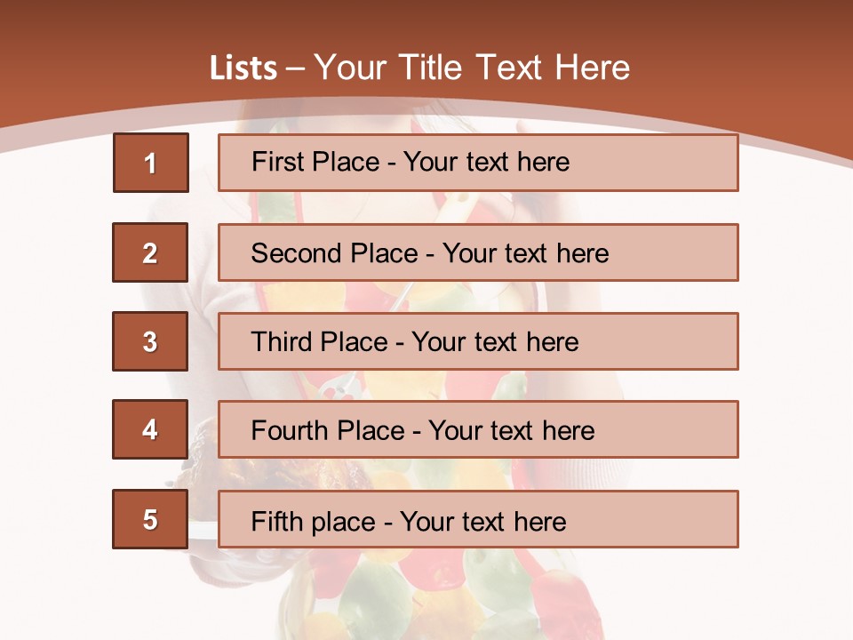 White  Maid PowerPoint Template