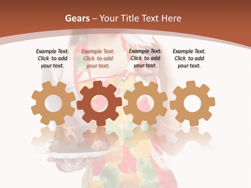 White  Maid PowerPoint Template