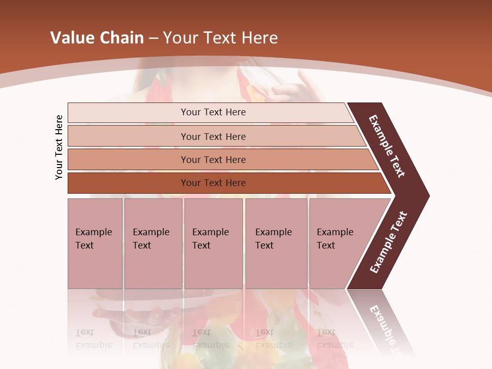 White  Maid PowerPoint Template