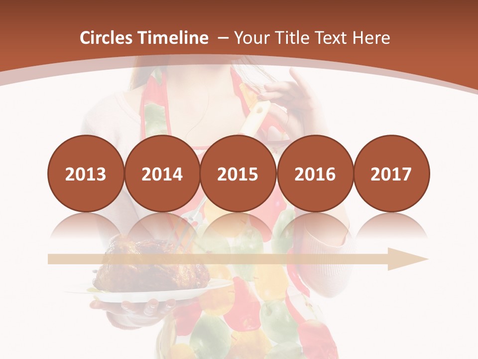 White  Maid PowerPoint Template