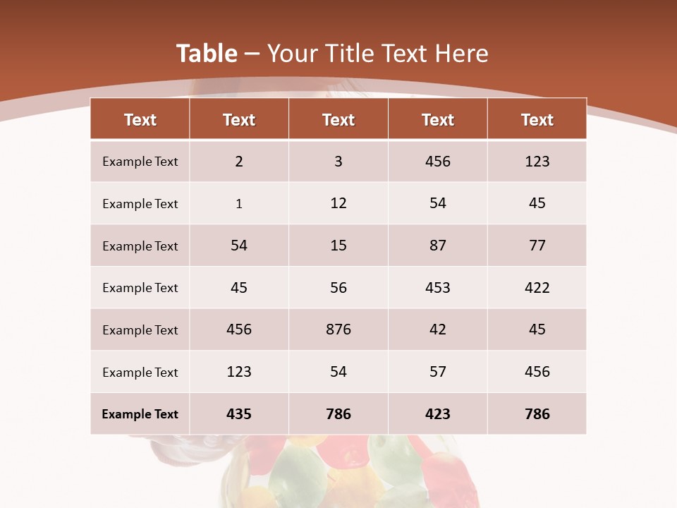 White  Maid PowerPoint Template