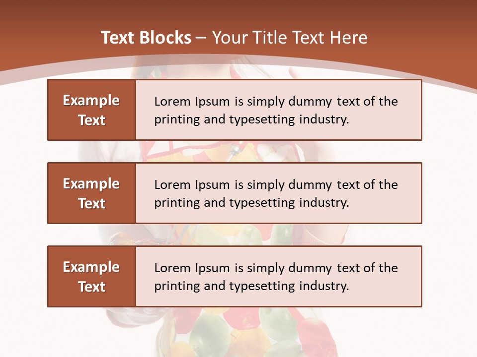 White  Maid PowerPoint Template