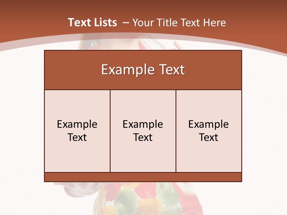 White  Maid PowerPoint Template