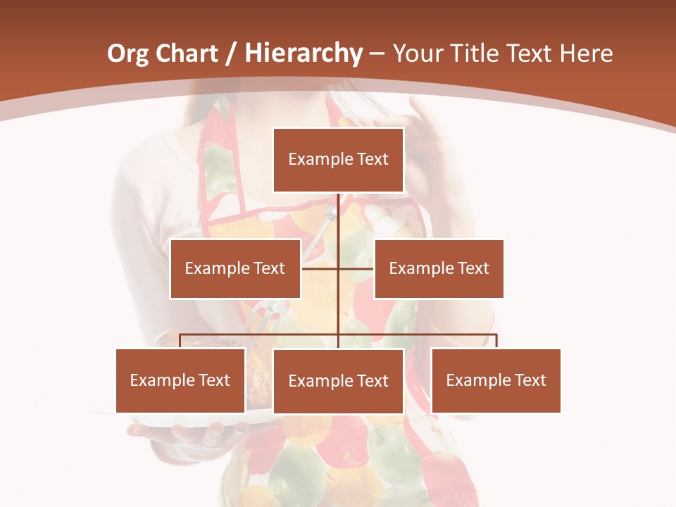 White  Maid PowerPoint Template