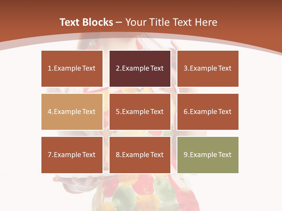 White  Maid PowerPoint Template