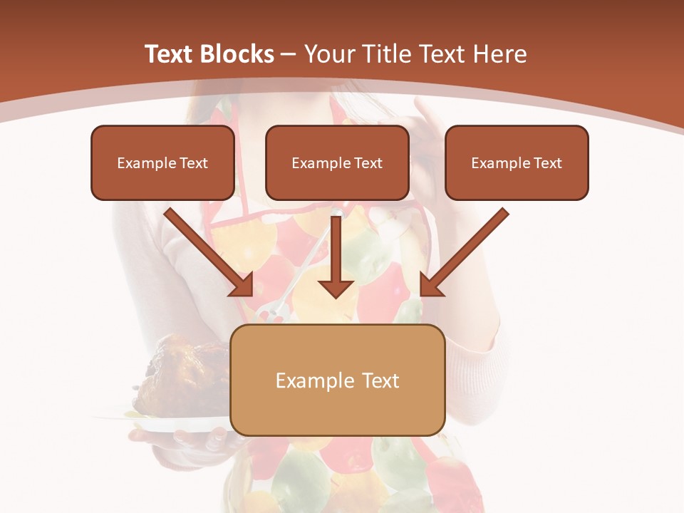 White  Maid PowerPoint Template