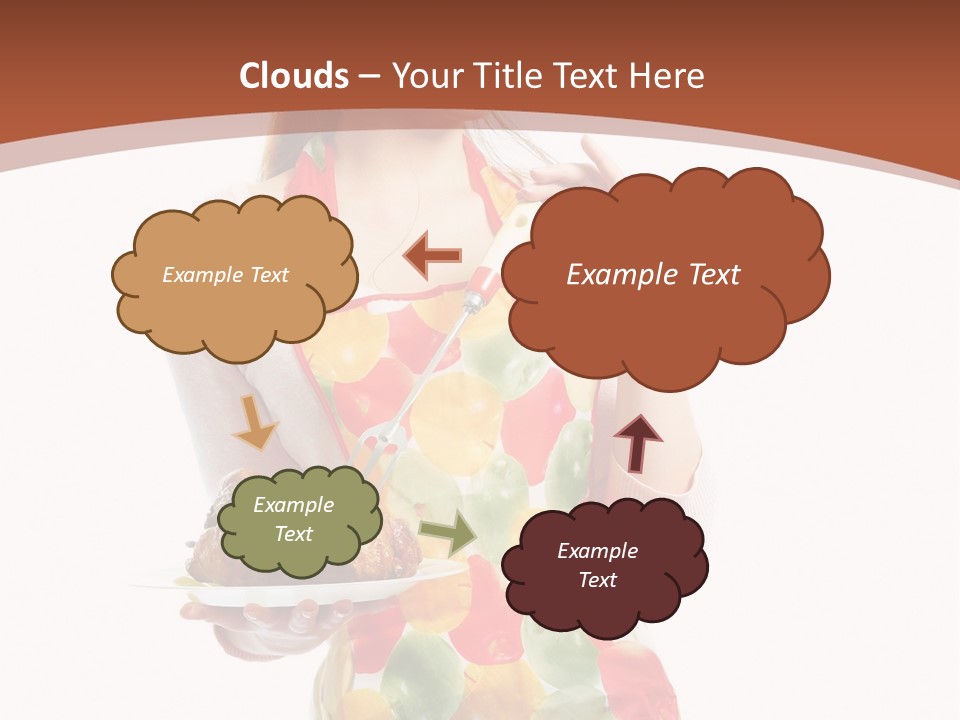 White  Maid PowerPoint Template