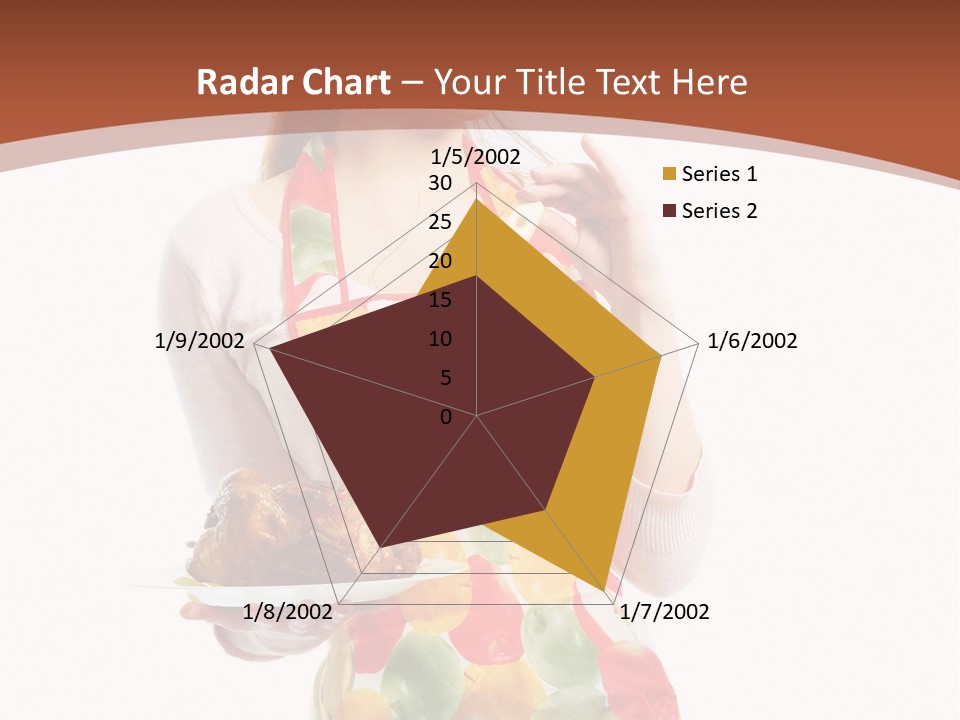 White  Maid PowerPoint Template