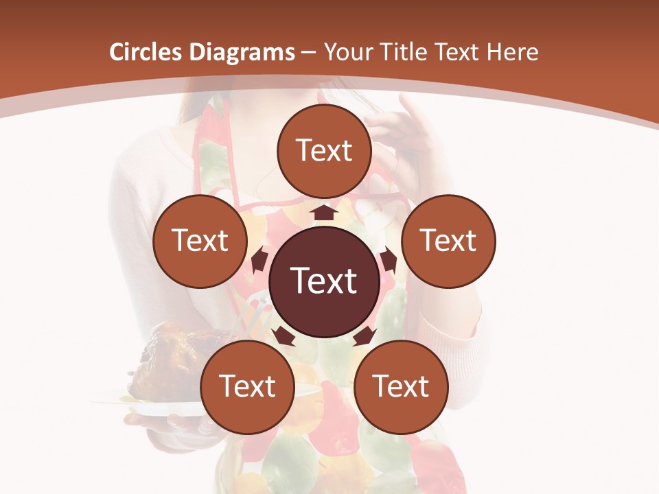 White  Maid PowerPoint Template