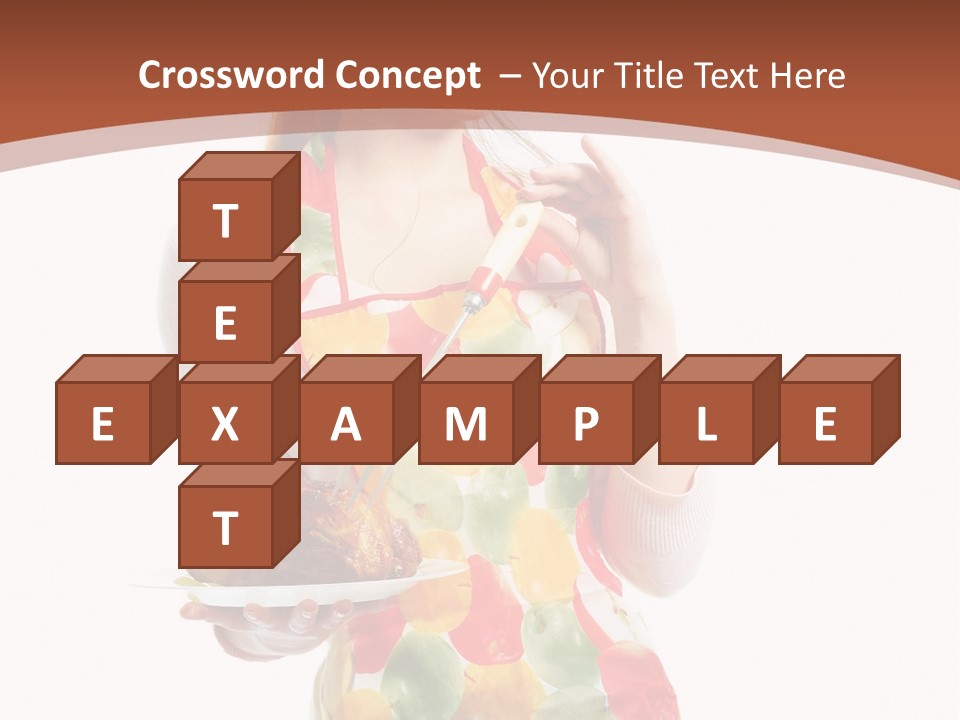 White  Maid PowerPoint Template