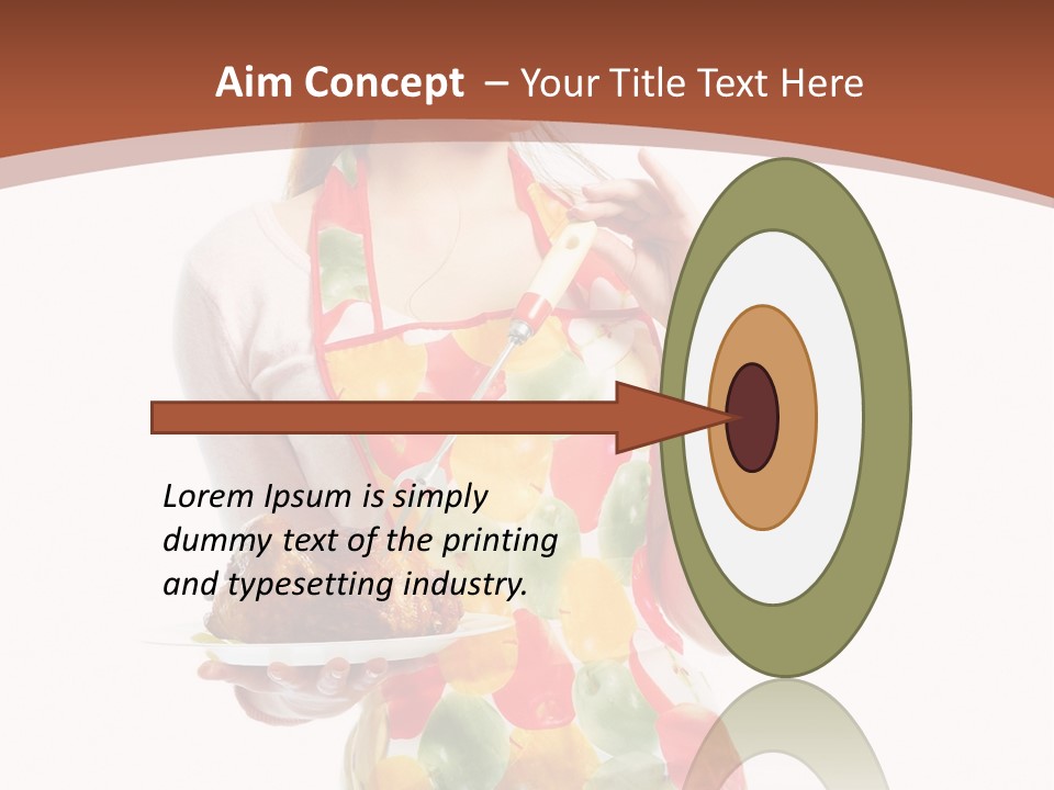 White  Maid PowerPoint Template