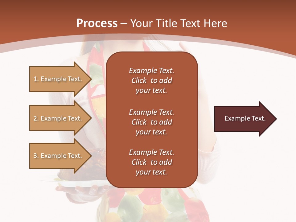 White  Maid PowerPoint Template