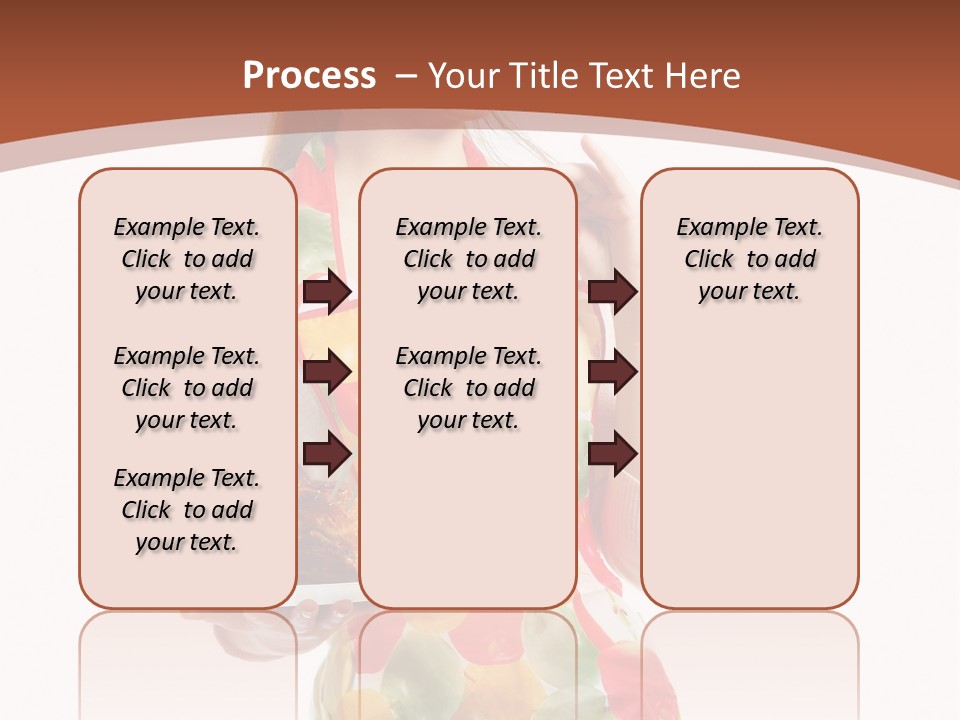 White  Maid PowerPoint Template