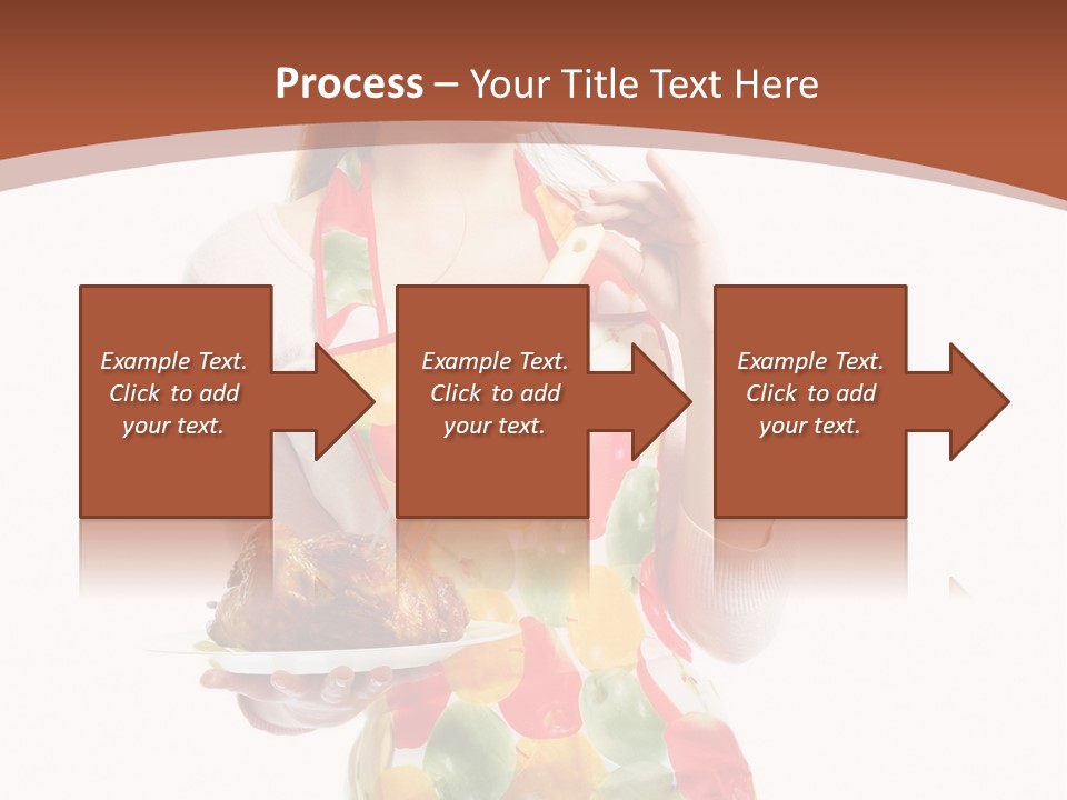 White  Maid PowerPoint Template