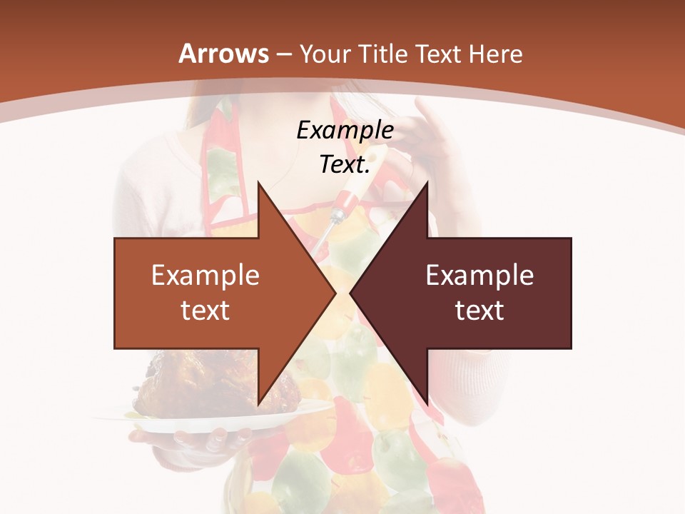 White  Maid PowerPoint Template