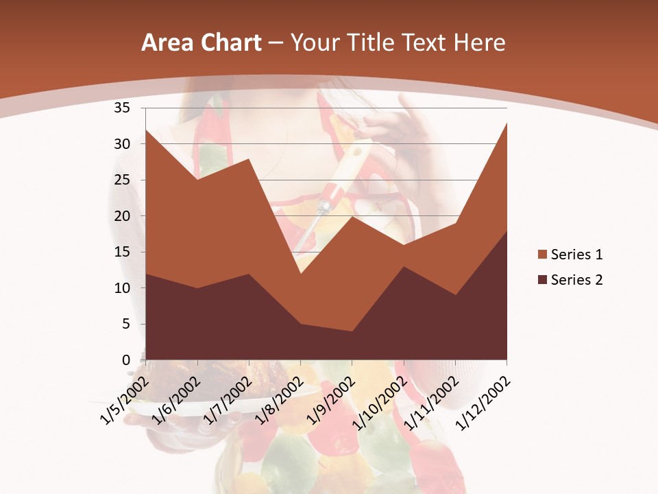 White  Maid PowerPoint Template