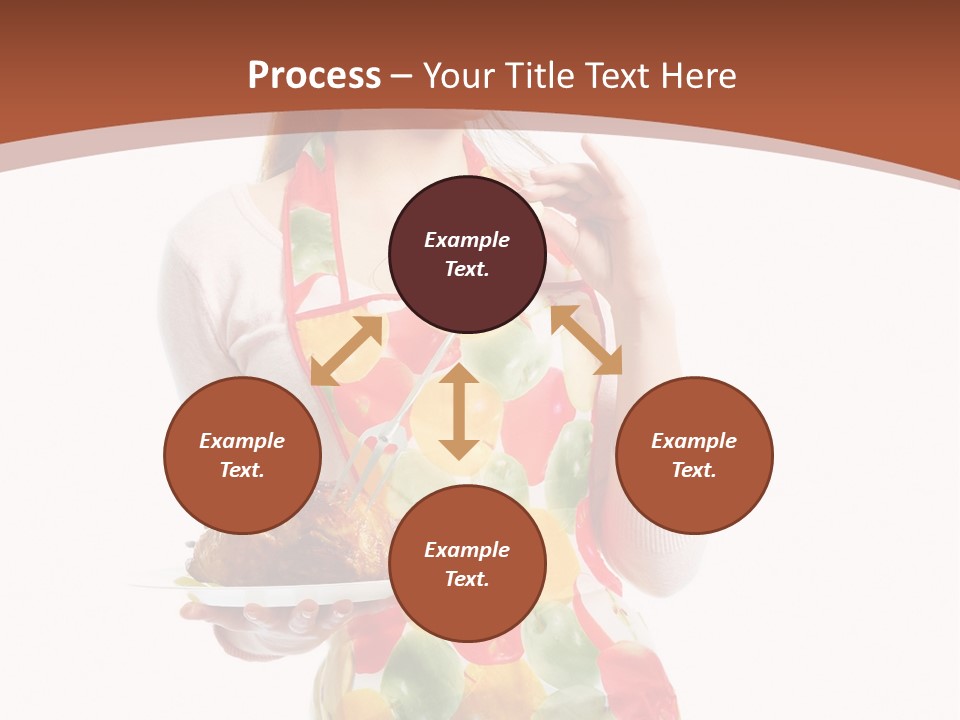 White  Maid PowerPoint Template