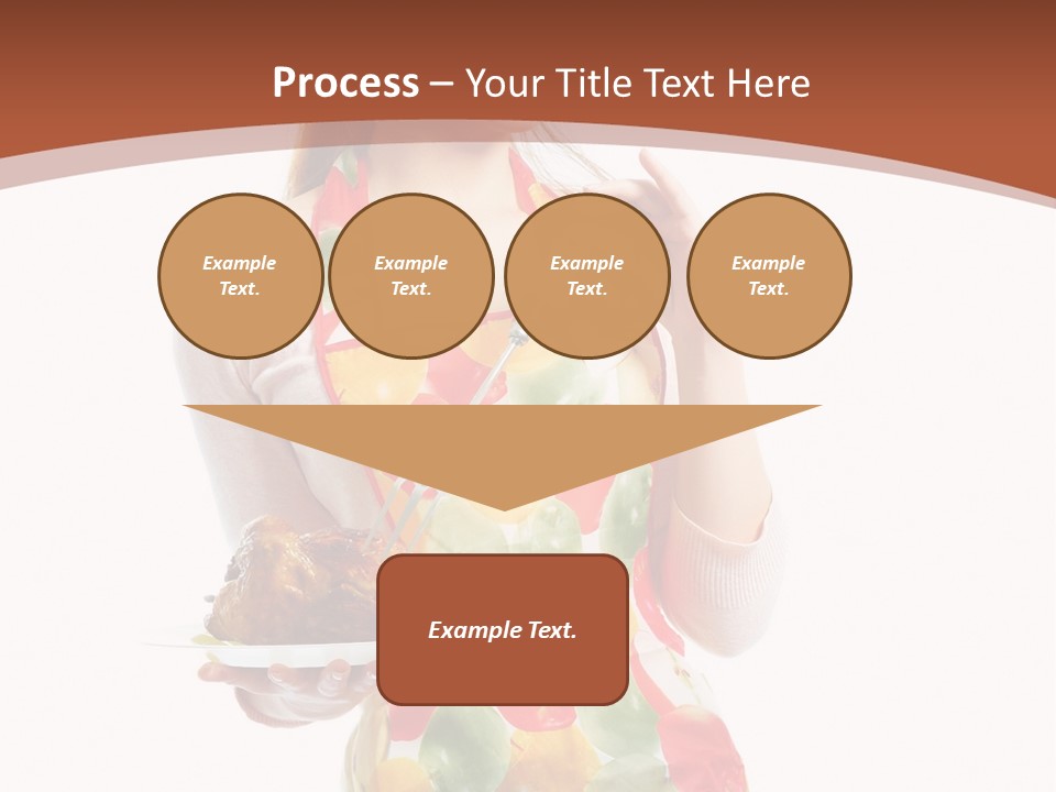 White  Maid PowerPoint Template