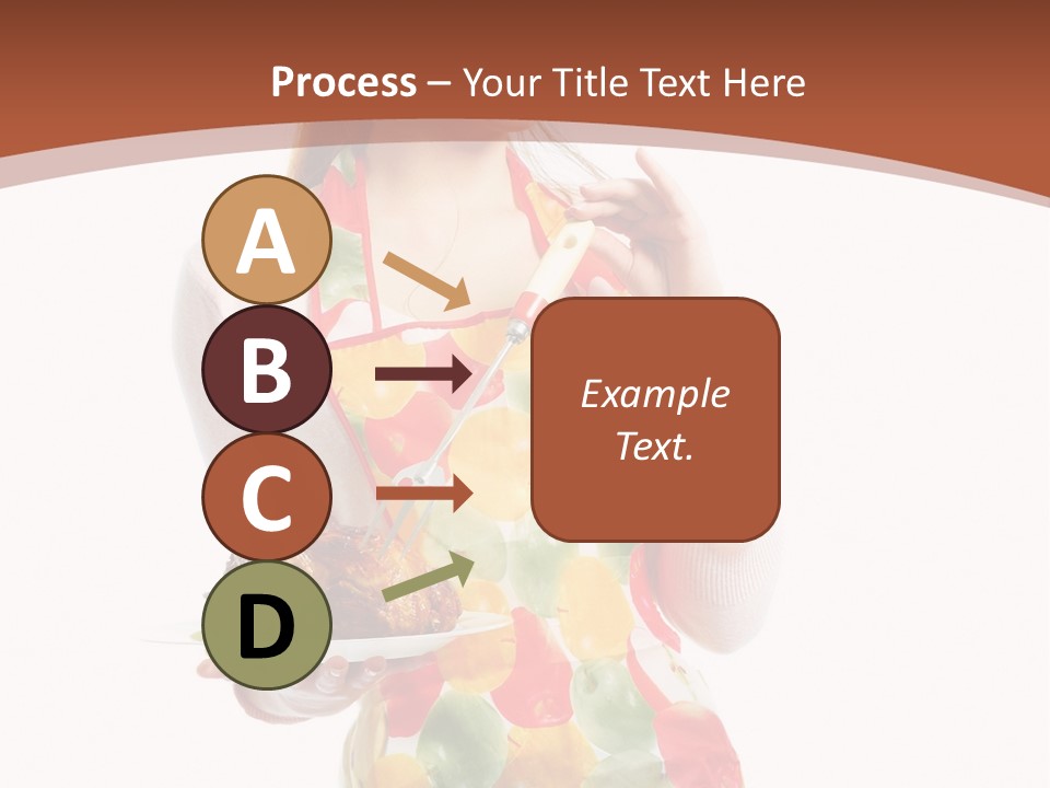 White  Maid PowerPoint Template