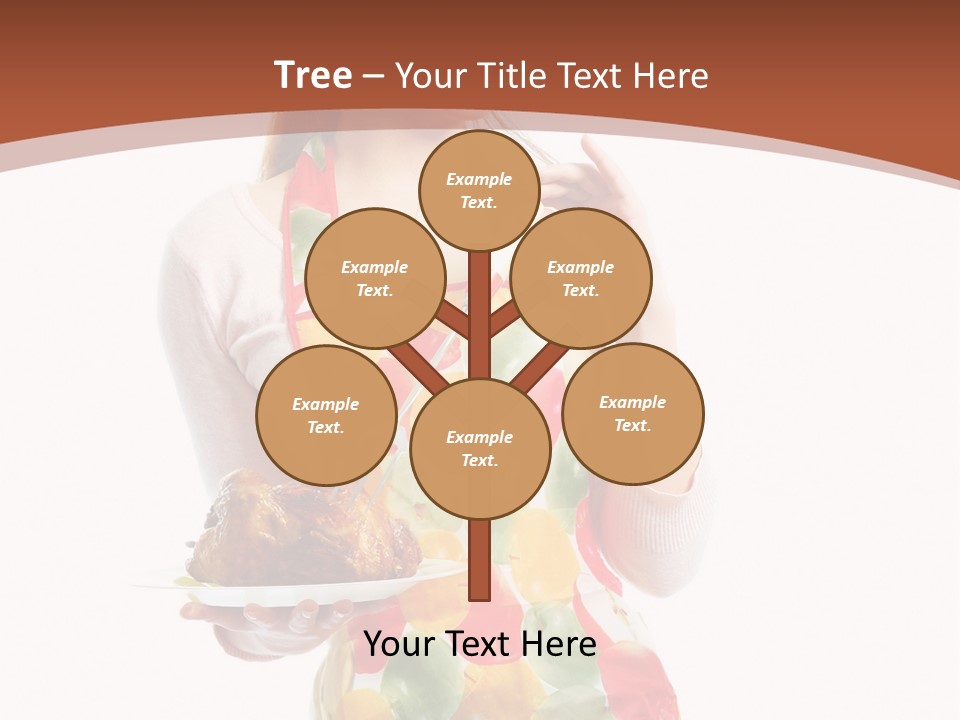 White  Maid PowerPoint Template